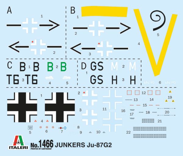 1:72 Ju 87 G-2 Kanonenvogel Art.-Nr. 1466