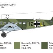 1:72 junker ju 52/3m art. nr. 0102