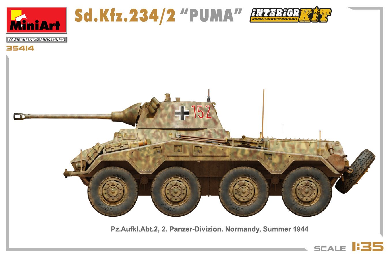 1:35 sd.kfz.234/2 “puma” art. nr. 35419