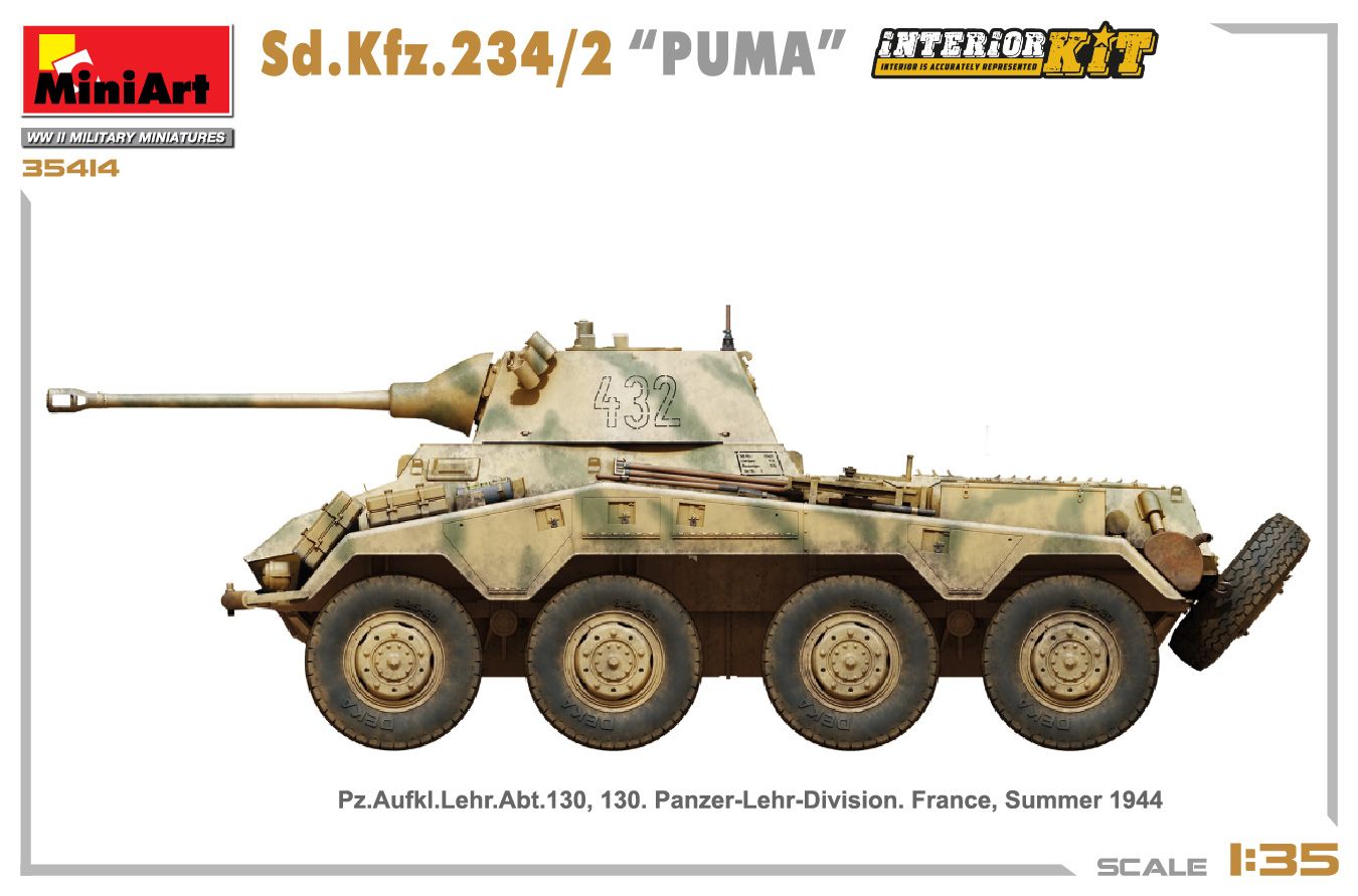 1:35 sd.kfz.234/2 “puma” art. nr. 35419