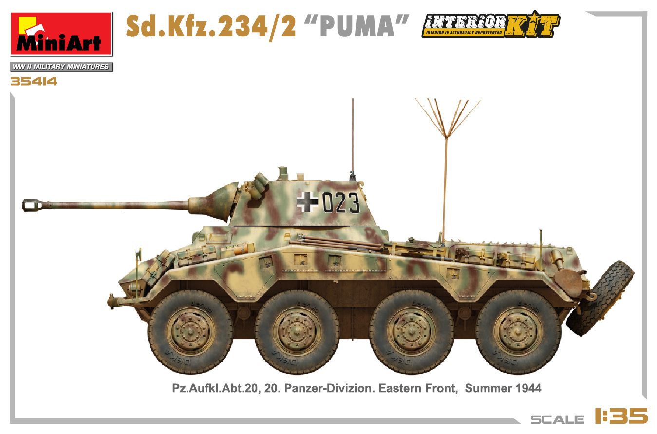 1:35 sd.kfz.234/2 “puma” art. nr. 35419