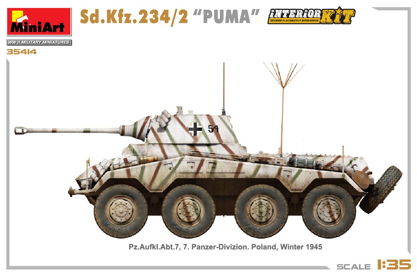 1:35 sd.kfz.234/2 “puma” art. nr. 35419