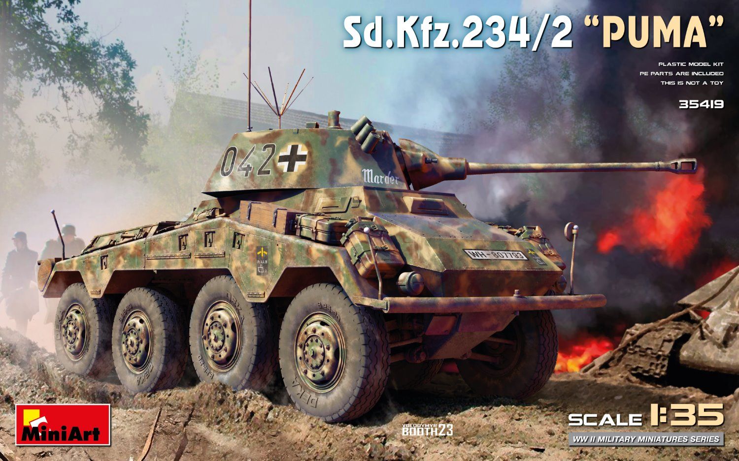1:35 sd.kfz.234/2 “puma” art. nr. 35419