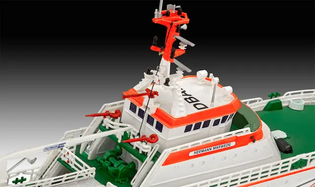 1:200 buque de búsqueda y rescate "hermann marwede" art. nr. 05812