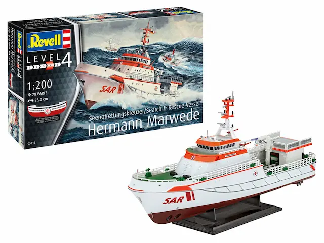 1:200 buque de búsqueda y rescate "hermann marwede" art. nr. 05812