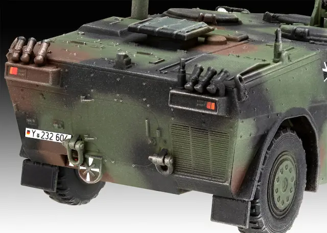 1:72 vehículo de reconocimiento fennek art. nr. 03356