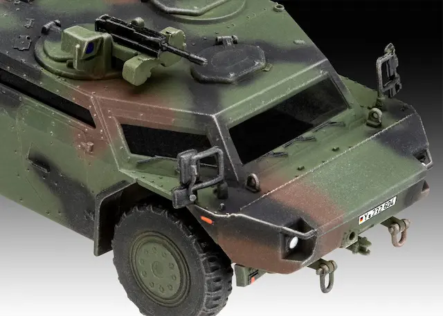 1:72 vehículo de reconocimiento fennek art. nr. 03356