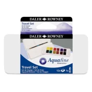 set de viaje acuarelas daler rowney aquafine 12 ½ godets art. nr. d131900001