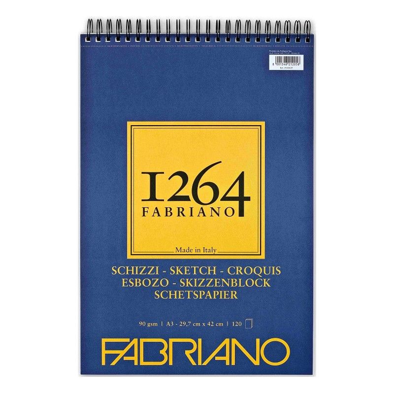 bloc croquis fabriano 1264 120h a3 art. nr. 19100639