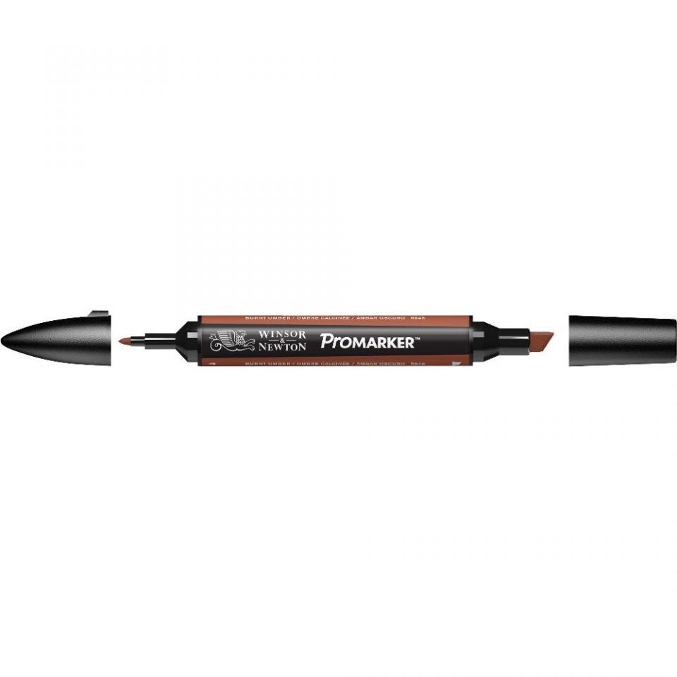 rotulador promarker winsor & newton burnt umber r646 art. nr. 0203076