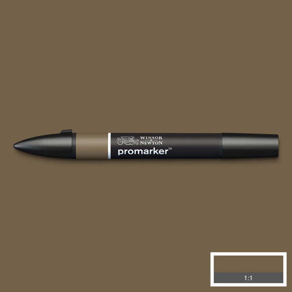 rotulador promarker winsor & newton umber o615 art. nr. 0203251