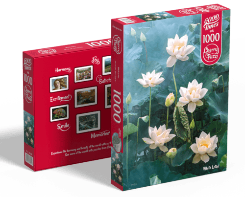 Cherry Pazzi Puzzle 1000 White Lotus Art.-Nr. 30158