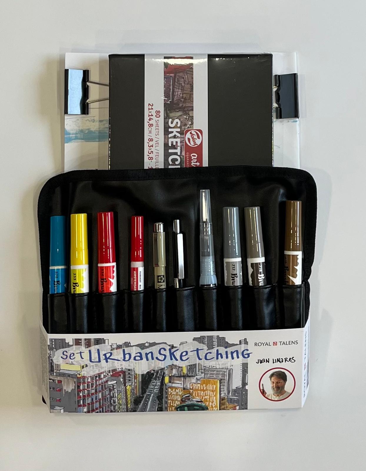 set urban sketching de juan linares art. nr. po200120