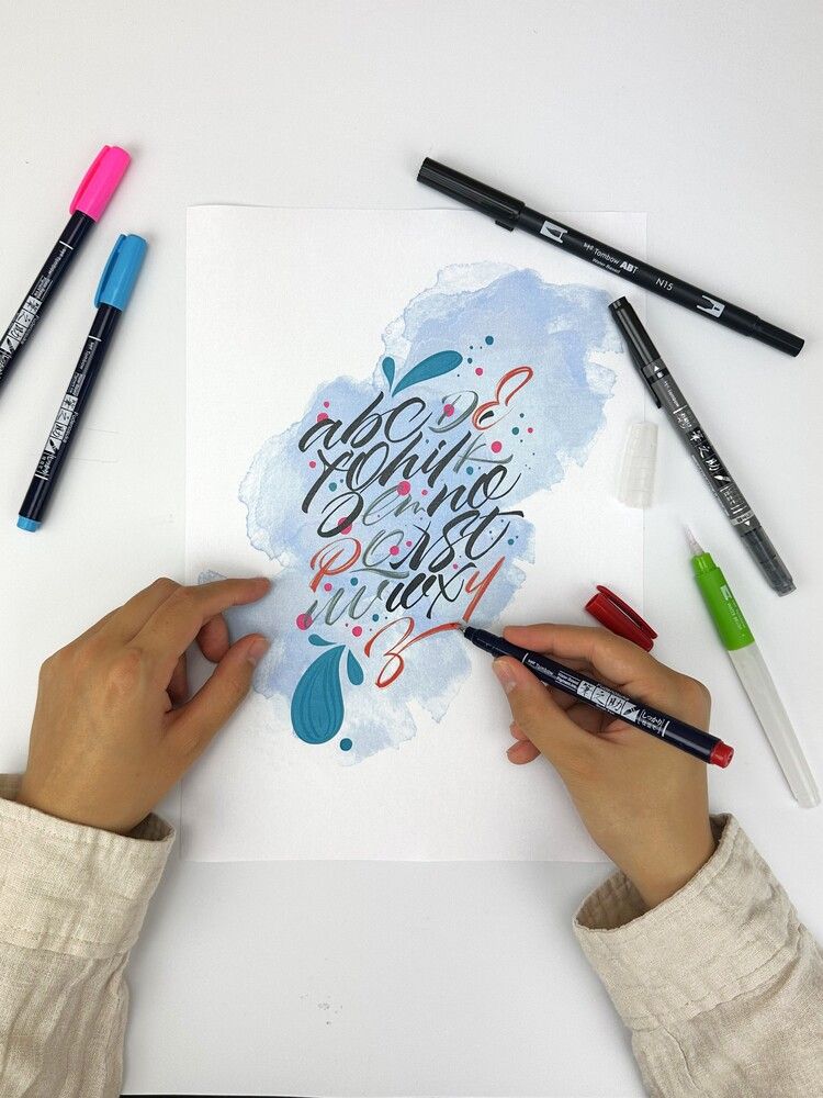 tombow urban lettering set art. nr. ls wsbhs
