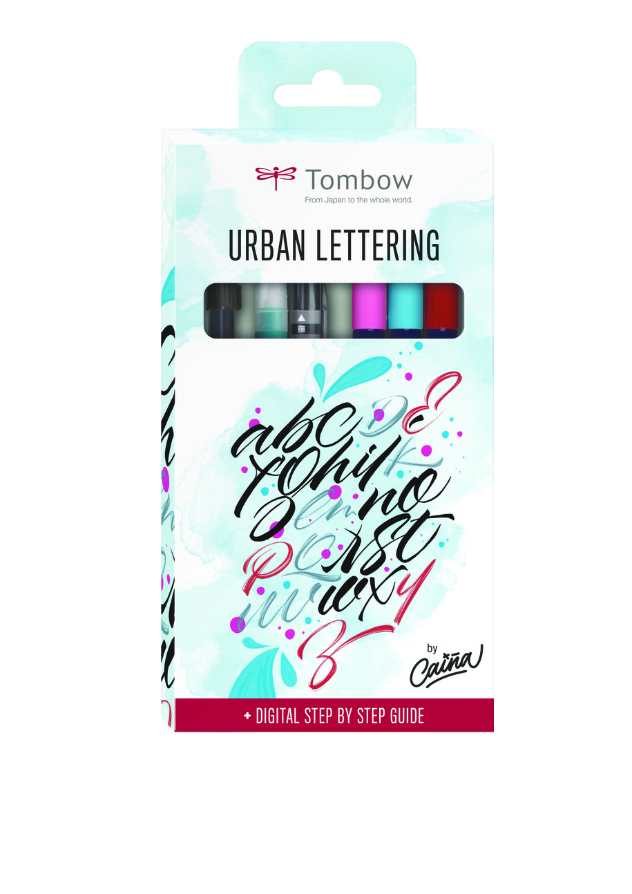 tombow urban lettering set art. nr. ls wsbhs