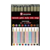 sakura estuche 9 colores pigma micron 0,5 art. nr. po09002