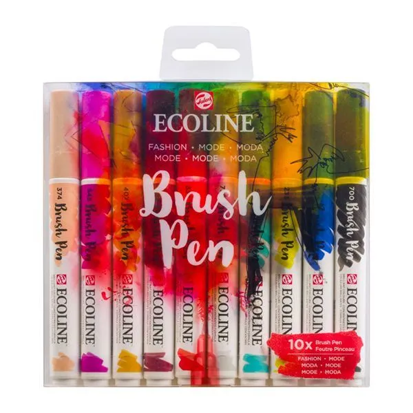 Ecoline Brush Pen estuche Moda 10 colores Art.-Nr. 11509808