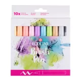 ecoline brush pen estuche pastel 10 colores art. nr. 11509811