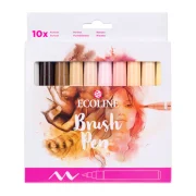ecoline brush pen estuche retrato 10 colores art. nr. 11509816