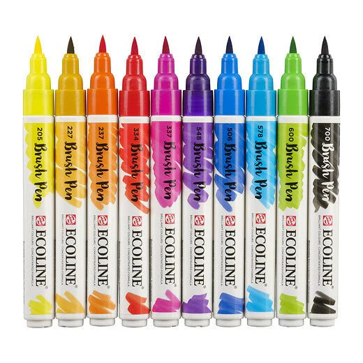 Ecoline Brush Pen estuche 10 colores Art.-Nr. 11509007