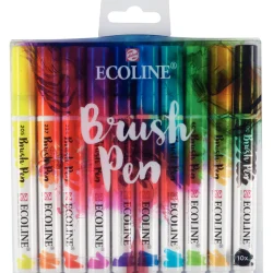 ecoline brush pen estuche 10 colores art. nr. 11509007