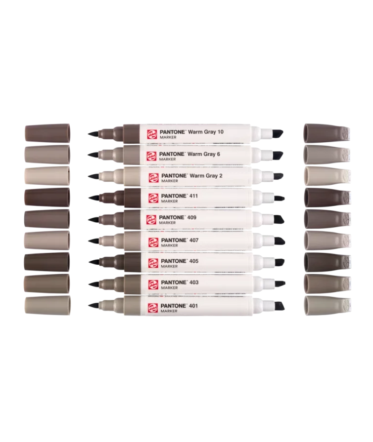 Talens Pantone™ set marker 9 x Grises cálidos Art.-Nr. 105009912