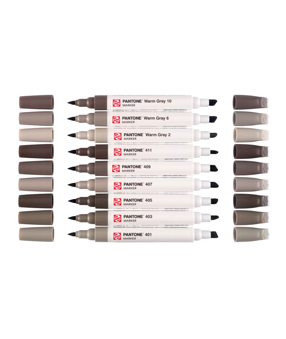 talens pantone™ set marker 9 x grises cálidos art. nr. 105009912