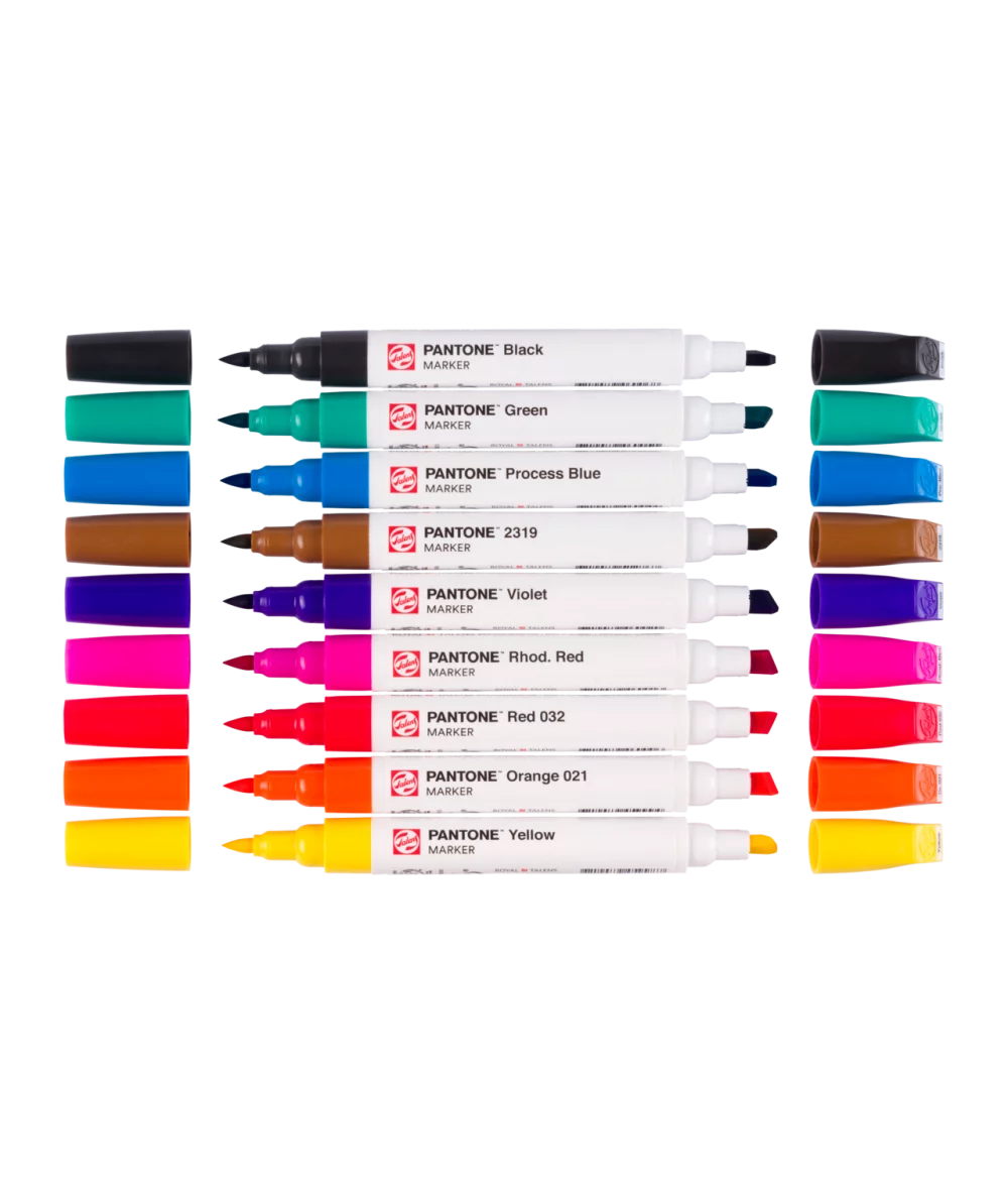 talens pantone™ set marker 9 x primarios art. nr. 105009901