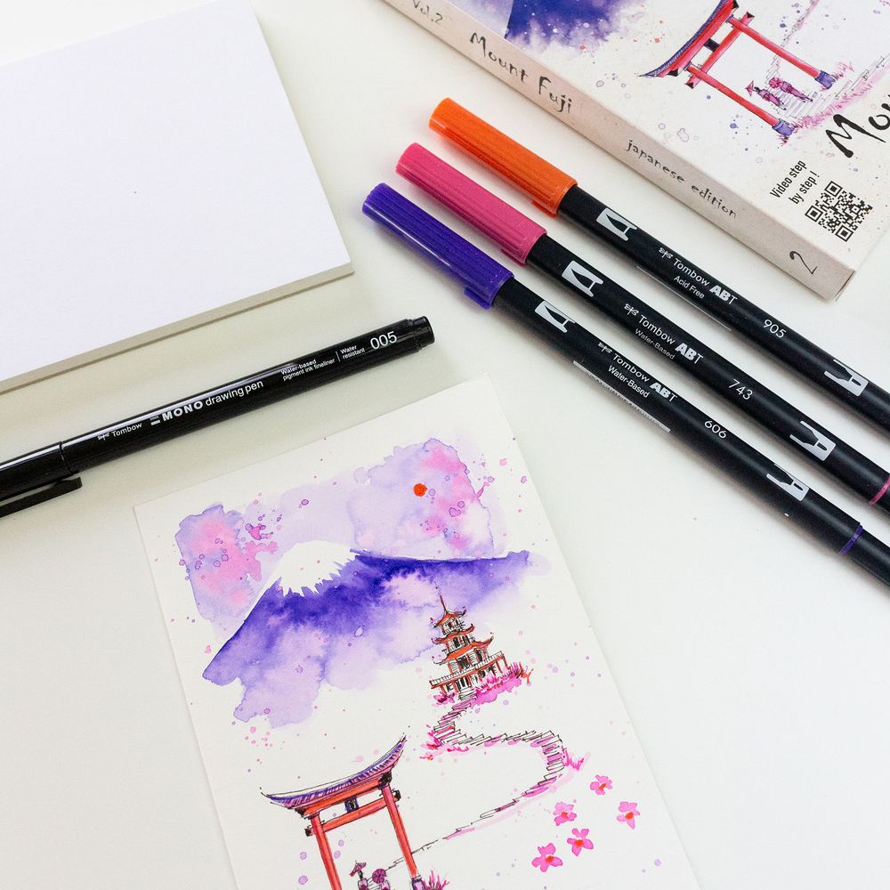 creative set japan edition: mount fuji art. nr. japan set2