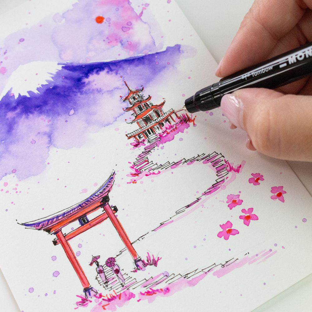 creative set japan edition: mount fuji art. nr. japan set2