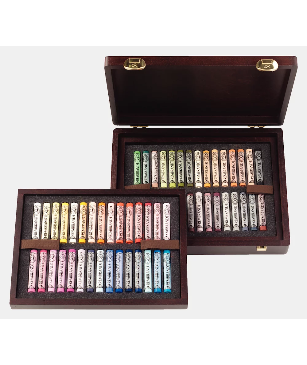 caja pastel rembrandt retrato selection deluxe 60 colores art. nr. 31814160