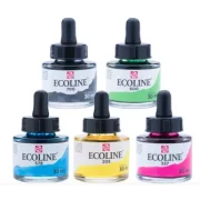 set de acuarela líquida ecoline primary 5 x 30 ml art. nr. 11259900