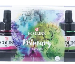 set de acuarela líquida ecoline primary 5 x 30 ml art. nr. 11259900