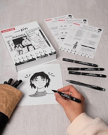 Set de Iniciación Manga Uni-Ball Art.-Nr. UNI PIN 8P SET NO. 1