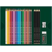 estuche polychromos & pitt graphite matt faber castell art. nr. 210052