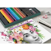 estuche polychromos & pitt graphite matt faber castell art. nr. 210052