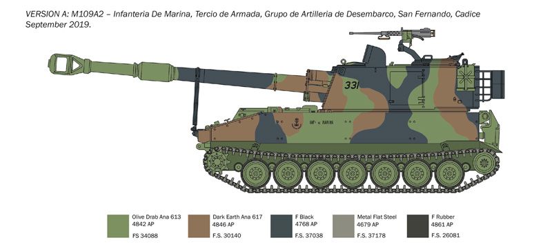 1:35 m109 a2/a3/g art. nr. 6589