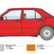 1:24 mercedes benz 190e 2.3 16v art. nr. 3624