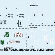 1:35 opel blitz radio truck art. nr. 6575