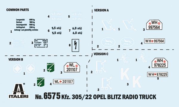 1:35 Opel Blitz Radio Truck Art.-Nr. 6575