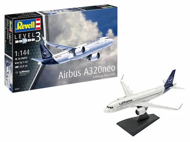 1:144 airbus a320neo "lufthansa" new livery art. nr. 03942