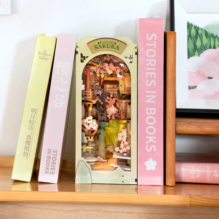 Decoración Librería 3D- Falling Sakura Art.-Nr. TGB05