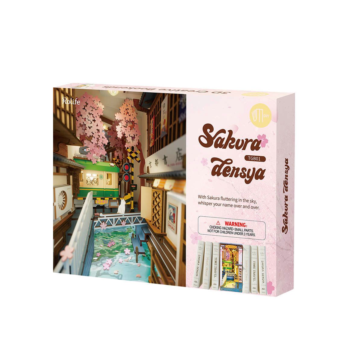 decoración librería 3d sakura densya art. nr. tgb01