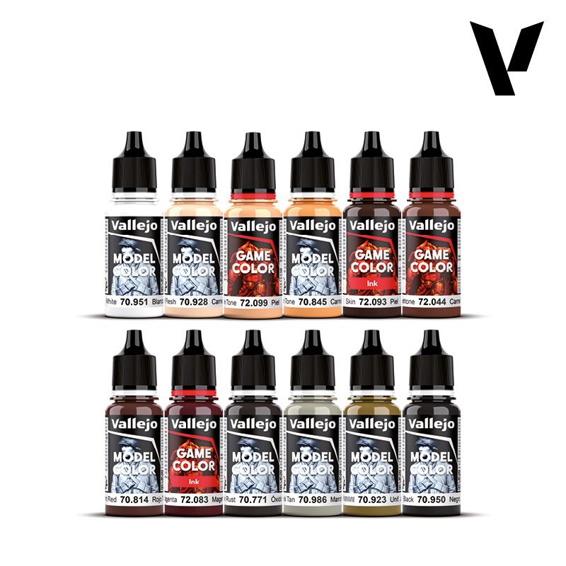 essential paint set vallejo art. nr. 72.201