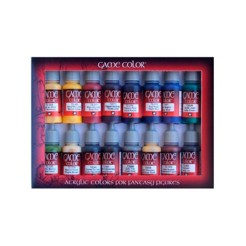 set 16 colores game color advanced art. nr. 72.298