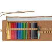estuche enrollable albrecht dürer 30 colores + accesorios faber castell art. nr. 117530
