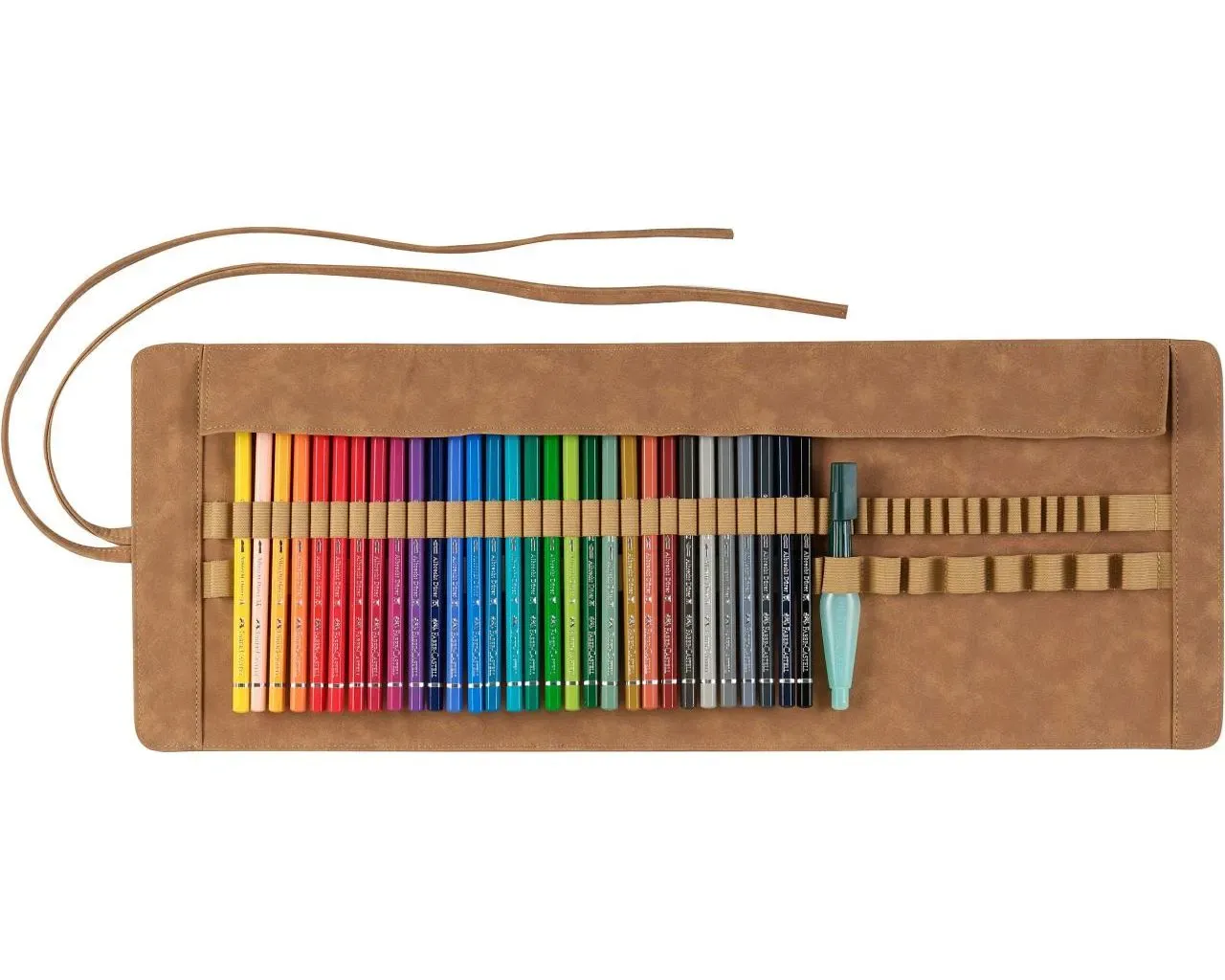 estuche enrollable albrecht dürer 30 colores + accesorios faber castell art. nr. 117530