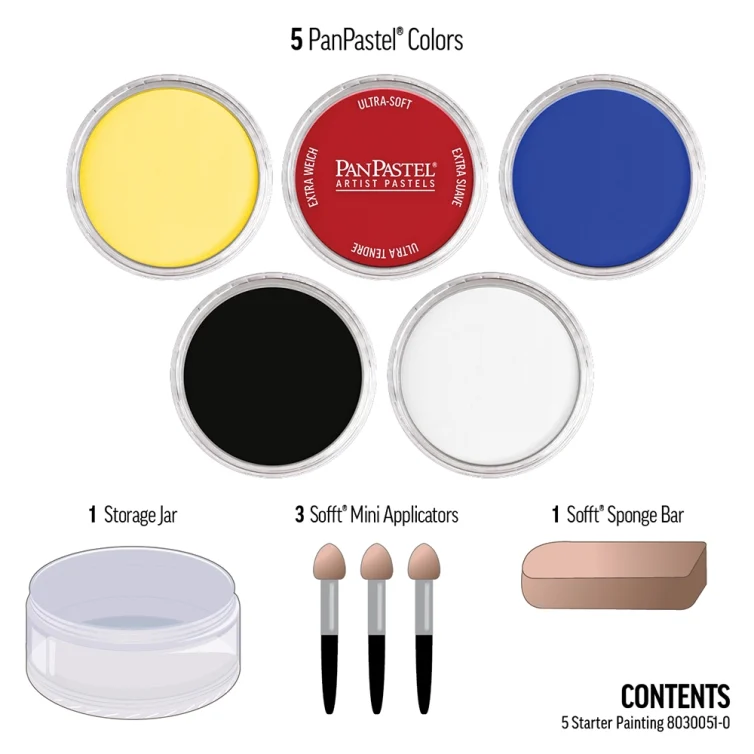 Set Iniciación PanPastel 5 colores Art.-Nr. 8030051-0
