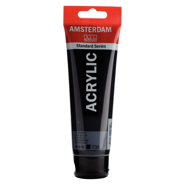 Acrílico Amsterdam Standard Series 120ml – 735 Negro Óxido Art.-Nr. 17097352