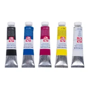 set gouache extra fine talens 5 x 20 ml tubos art. nr. 08820415
